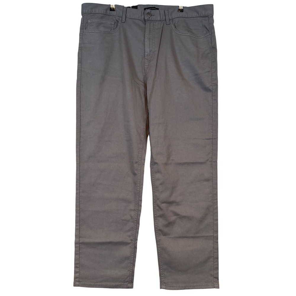 Banana Republic Mens 5 Pocket Twill Pant Gray 40x30 Chino Workwear Preppy Office